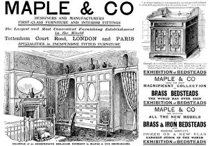 Washing Prints: Advertisement for Maple & Co. 1898. Creator: Unknown