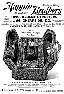 Brush Prints: Advertisement for Mappin Brothers cases