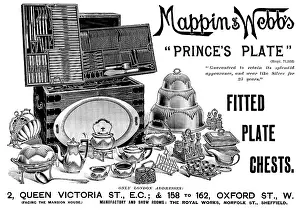 Kitchen Prints: Advertisement for Mappin & Webb, 1898. Creator: Unknown