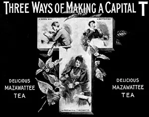 Kitchen Prints: Advertisement for Mazawattee Tea, 1895. Creator: Unknown