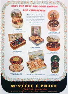 Biscuit Prints: Advert for McVitie and Price biscuits, 1938