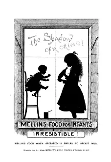 Advertisement for Mellin's Food for Infants, 1898. Creator: Unknown.<br> Advertisement for Mellin's Food for Infants, 1898. Creator: Unknown