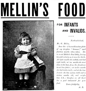 Recommendation Prints: Advertisement for Mellin's Food for Infants and Invalids
