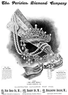 Affluent Prints: Advertisement for the Parisian Diamond Company, 1898. Creator: Unknown