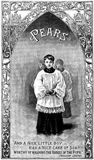 Hygienic Prints: Advertisement for Pears Soap, 1890. Creator: Unknown