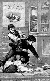 Behaviour Prints: Advertisement for Pears Soap, 1890. Creator: Unknown