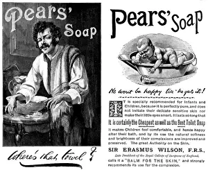 Bathtub Prints: Advertisement for Pears Soap, 1895