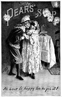 Lantern Prints: Advertisement for Pears Soap, 1895