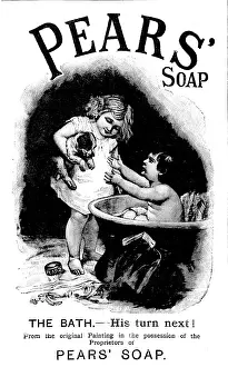 Bathtub Prints: Advertisement for Pears Soap, 1895
