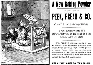Sails Prints: Advertisement for Peek, Frean & Co. baking powder, 1898. Creator: Unknown
