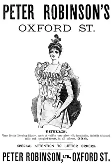 Gloves Prints: Advertisement for Peter Robinson's