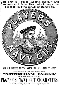 Lifebelt Prints: Advertisement for Player's Navy Cut Cigarettes