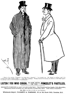 Disease Prints: Advertisement for Poncelet's Pastilles