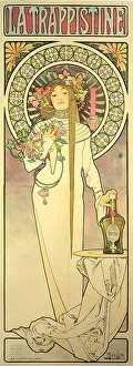 Advertising Poster La Trappistine, 1897. Creator: Mucha, Alfons Marie (1860-1939)