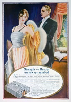 Beauty Product Gallery: Advert for Sargol body shaping compound, 1921