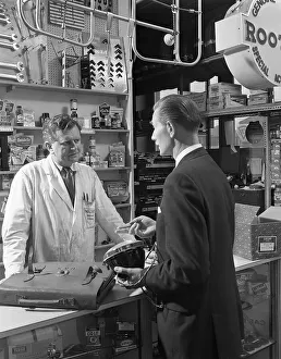 Advertising shot for an automotive supplies company, Sheffield, 1963