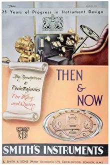 Royal Warrant Prints: Advert for Smiths Car Instruments, 1935