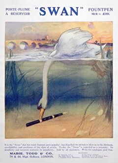 Advert for Swan fountain pens, c1906