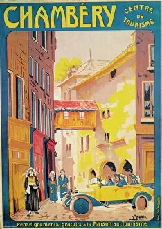 Rhone Alpes Collection: Advertisement for tourism at Chambery, France, c1920s