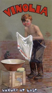 Images Dated 12th May 2007: Advert for Vinolia soap, c1900s