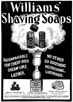 Brush Prints: Advertisement for Williams Shaving Soaps