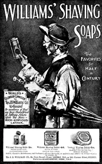 Williams Prints: Advertisement for Williams Shaving Soaps