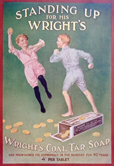Images Dated 9th July 2008: Advert for Wrights coal tar soap, 1909