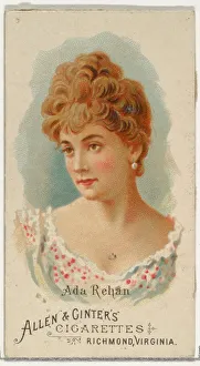 Worlds Beauties Prints: Ada Rehan, from Worlds Beauties, Series 1 (N26) for Allen & Ginter Cigarettes, 1888