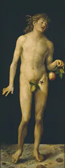 Expulsion From The Paradise Prints: Adam, 1507. Artist: Durer, Albrecht (1471-1528)
