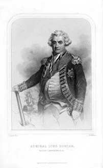 Images Dated 9th May 2006: Adam Duncan, Viscount Duncan of Camperdown, Scottish navy officer, (1870).Artist: H Robinson