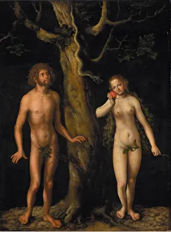 Expulsion From The Paradise Prints: Adam and Eve