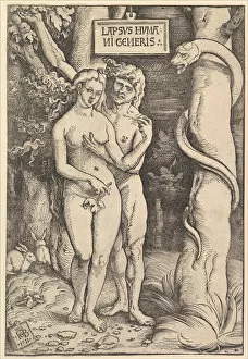 Tree Of Knowledge Collection: Adam and Eve, 1511. Creator: Hans Baldung