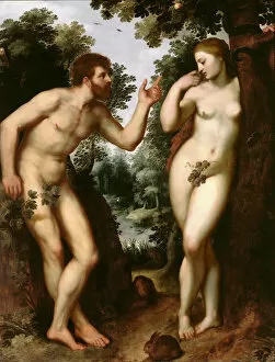 Expulsion From The Paradise Collection: Adam and Eve, 1597-1600. Creator: Rubens, Pieter Paul (1577-1640)
