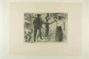 Adam and Eve, 1915. Creator: Edvard Munch
