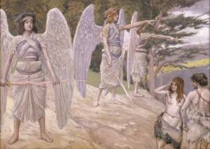 Holy Cross Collection: Adam and Eve Driven From Paradise, 1896-1902. Artist: Tissot, James Jacques Joseph (1836-1902)