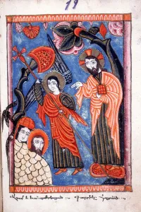 Armenia Prints: Adam and Eve expelled from the Garden of Eden