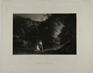 Garden Of Eden Gallery: Adam and Eve Hearing the Judgement of the Almighty, from Illustrations of the Bible, 1831