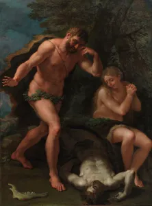 Murdered Prints: Adam and Eve Lamenting over the Body of Abel