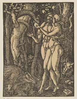 Tree Of Knowledge Collection: Adam and Eve, from the Small Passion, copy.n.d. Creator: Johann Mommard