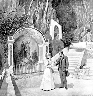 Georg Meisenbach Prints: Adam Johnstone's Son: Goodbye he said