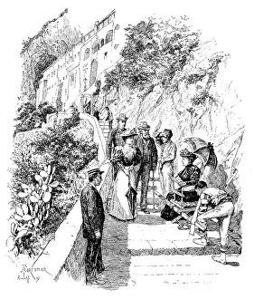 Carl Hentschel Ltd Prints: Adam Johnstone's Son: Sir Adam gravely introduced Clare