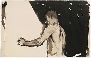 Adam (Night), 1896. Creator: Magnus Enckell