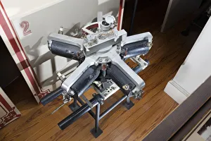Propulsion Prints: Adams-Farwell Rotary 5 Engine, 1907. Creator: Adams-Farwell Company
