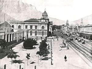 Cape Town Gallery: Adderley Street, with the Commercial Exchange and Standard Bank, Cape Town, South Africa, 1895
