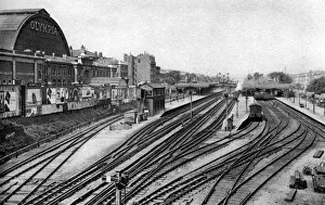 Photogravure Prints: Addison Road railway station, London, 1926-1927