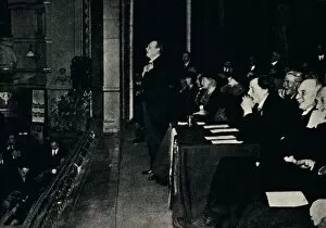 Chancellor Of The Exchequer Collection: Addressing a Public Meeting at Finsbury Park, 1924, (1945). Creator: Unknown