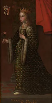 Adelaide of Susa, wife of Otto of Savoy. Artist: Anonymous