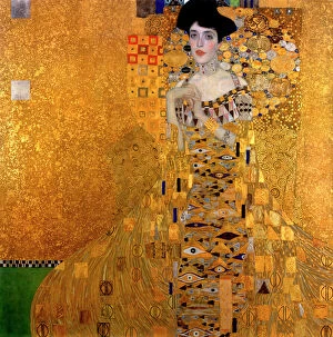 Images Dated 30th October 2013: Adele Bloch-Bauer I, 1907. Artist: Klimt, Gustav (1862-1918)