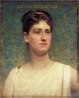 Theatre Francaise Prints: Adeline Dudlay (1858-1934), member of the Comédie-Française, 1885. Creator: Aime Morot