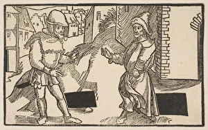 Afro Prints: Adelphi, from The Comedie of Terence, 19th century reprint. n. d. Creator: Albrecht Durer